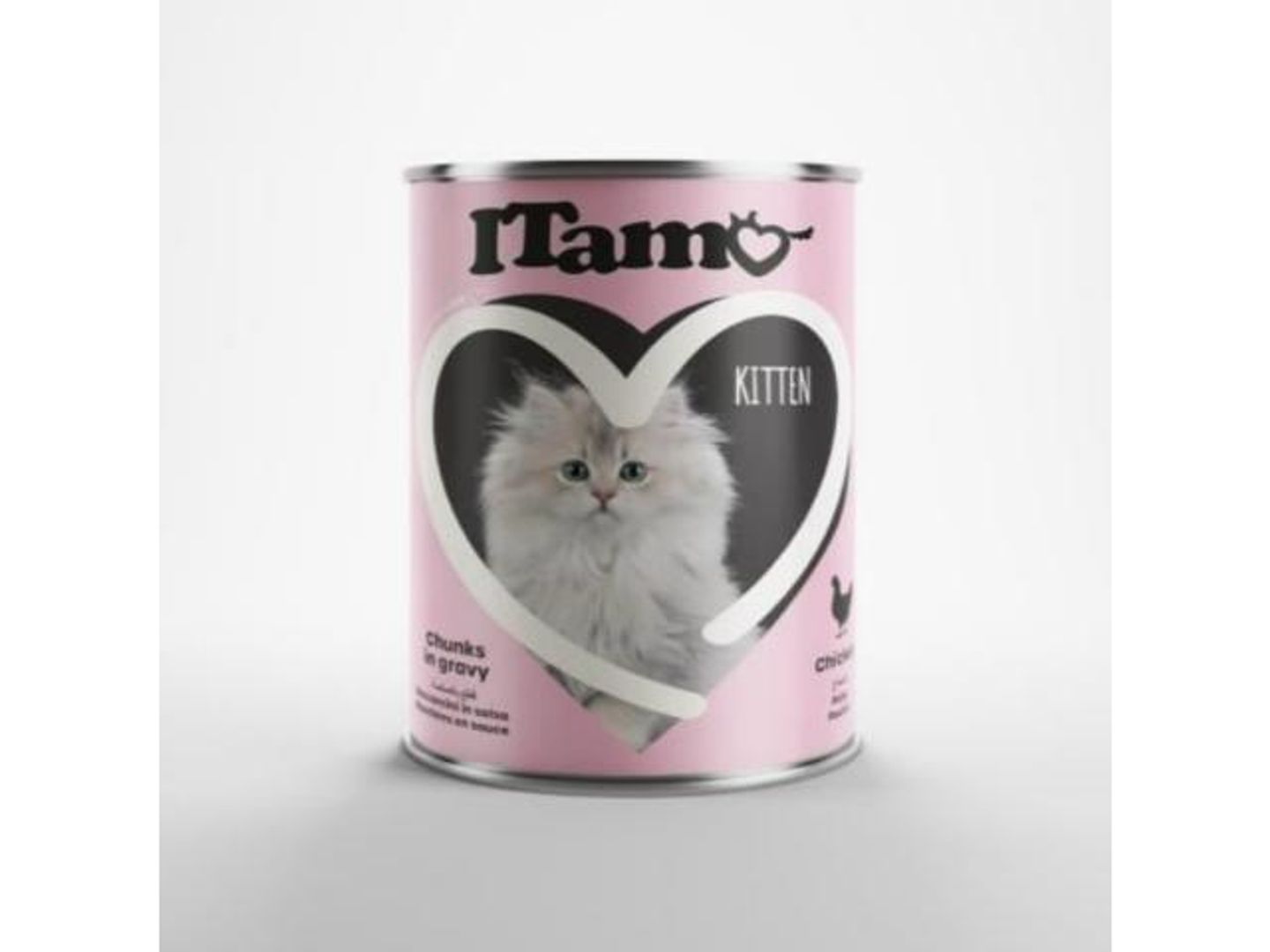 For Kittens, Chicken Pieces In Milk, 400g, Wet Food For Cats, Itamo, Canned