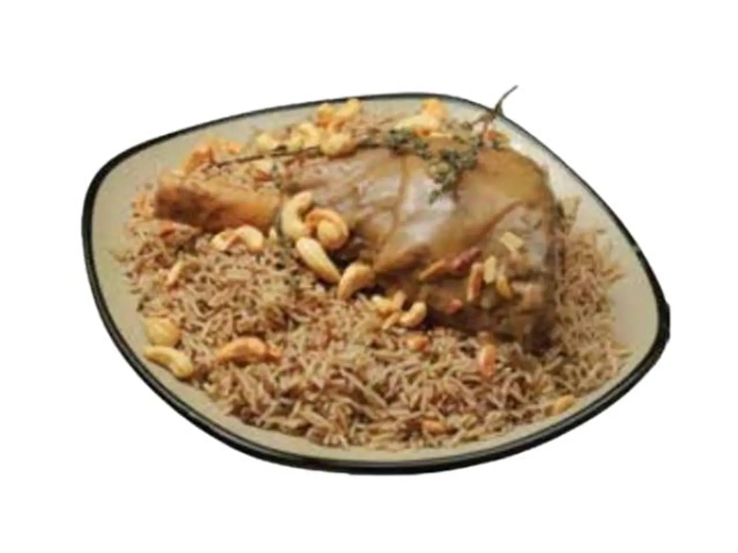 موزات غنم مع الأرز الشرقي