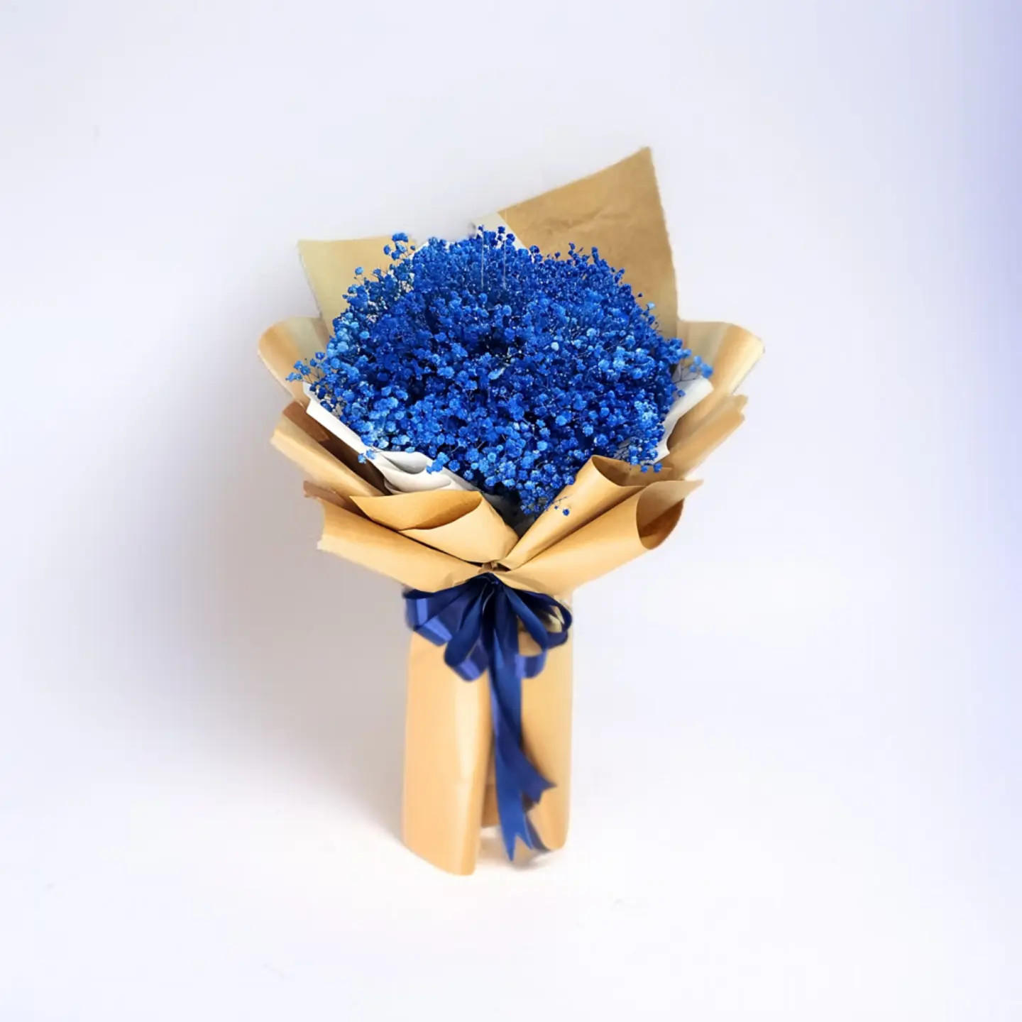 Royal Blue Gypsophila Bouquet