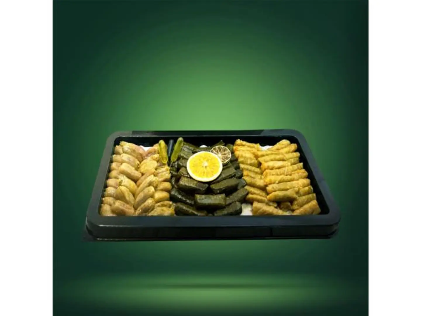 صحن مشكل ورق عنب وملفوف عائلي