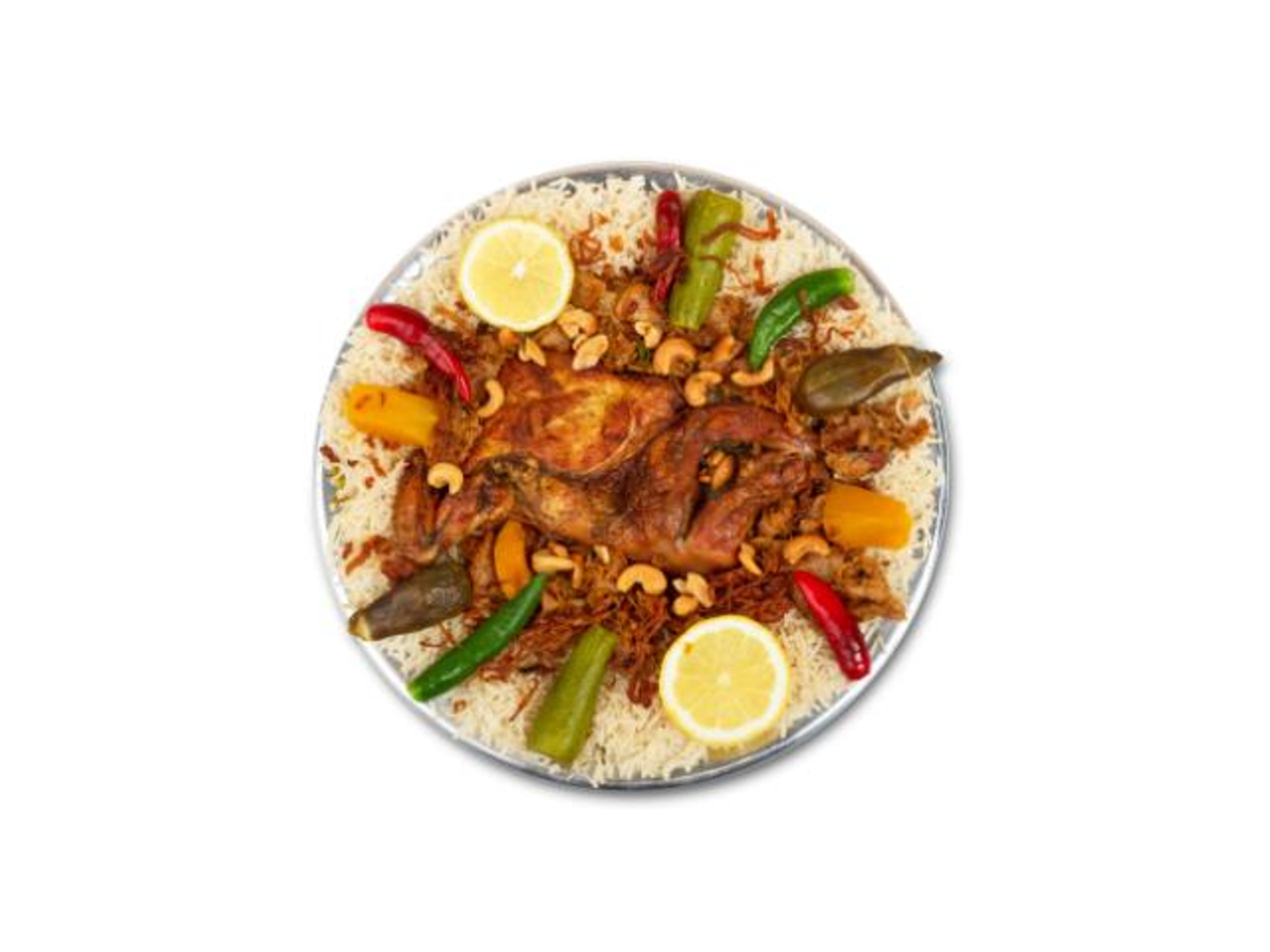 نص حبة دجاج مظبي