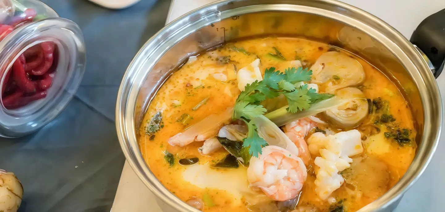 شوربة كابوريا وجمبري