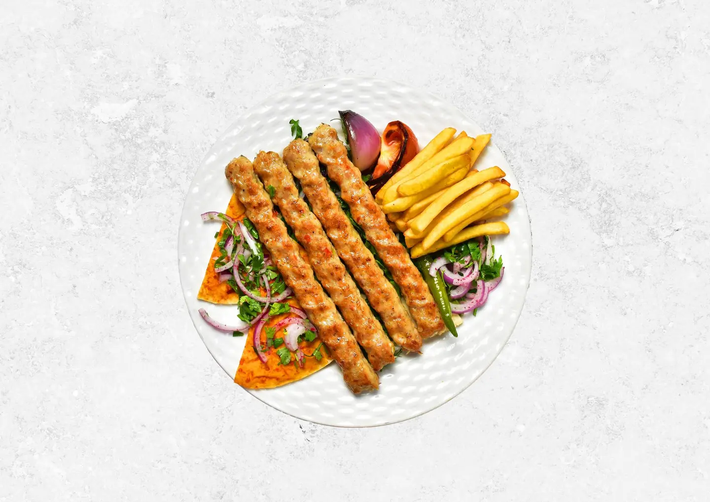 Four Skewers Chicken