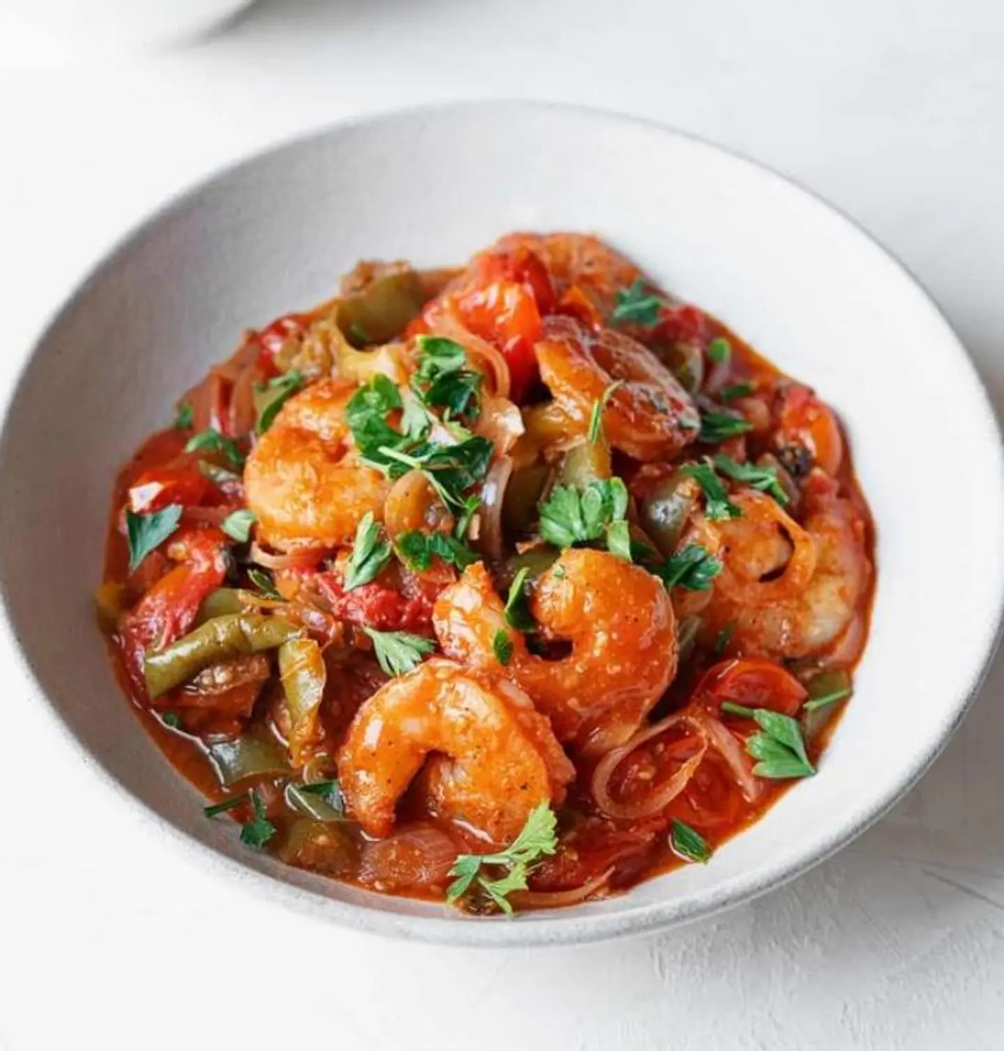 Shrimp Casserole With Red Sauce