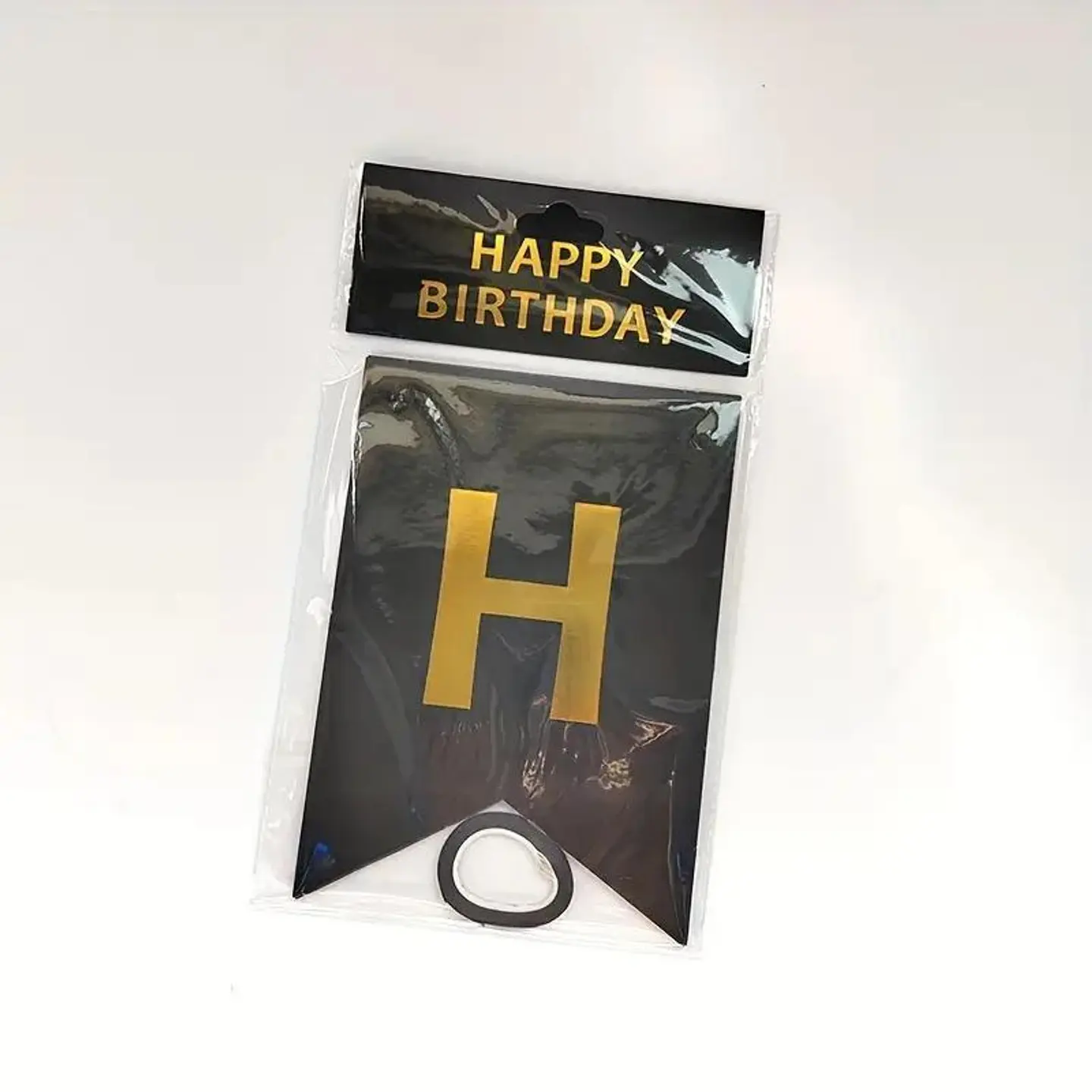 Black Birthday Ribbon