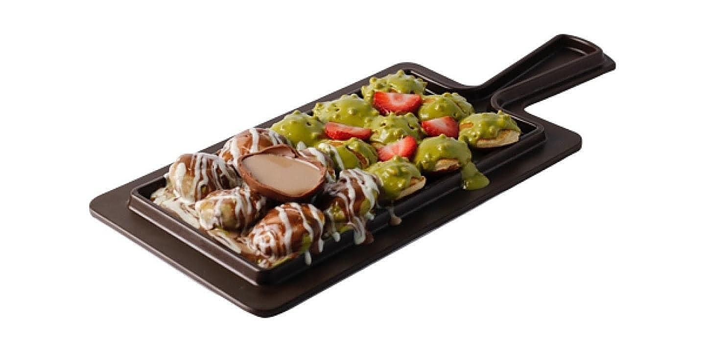 Mini Pistachio Kinder Pancake
