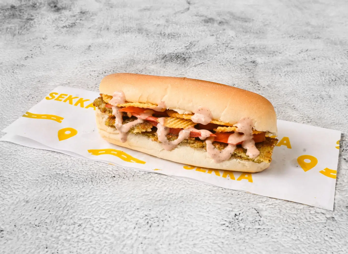 ساندوش سماشد فلافل