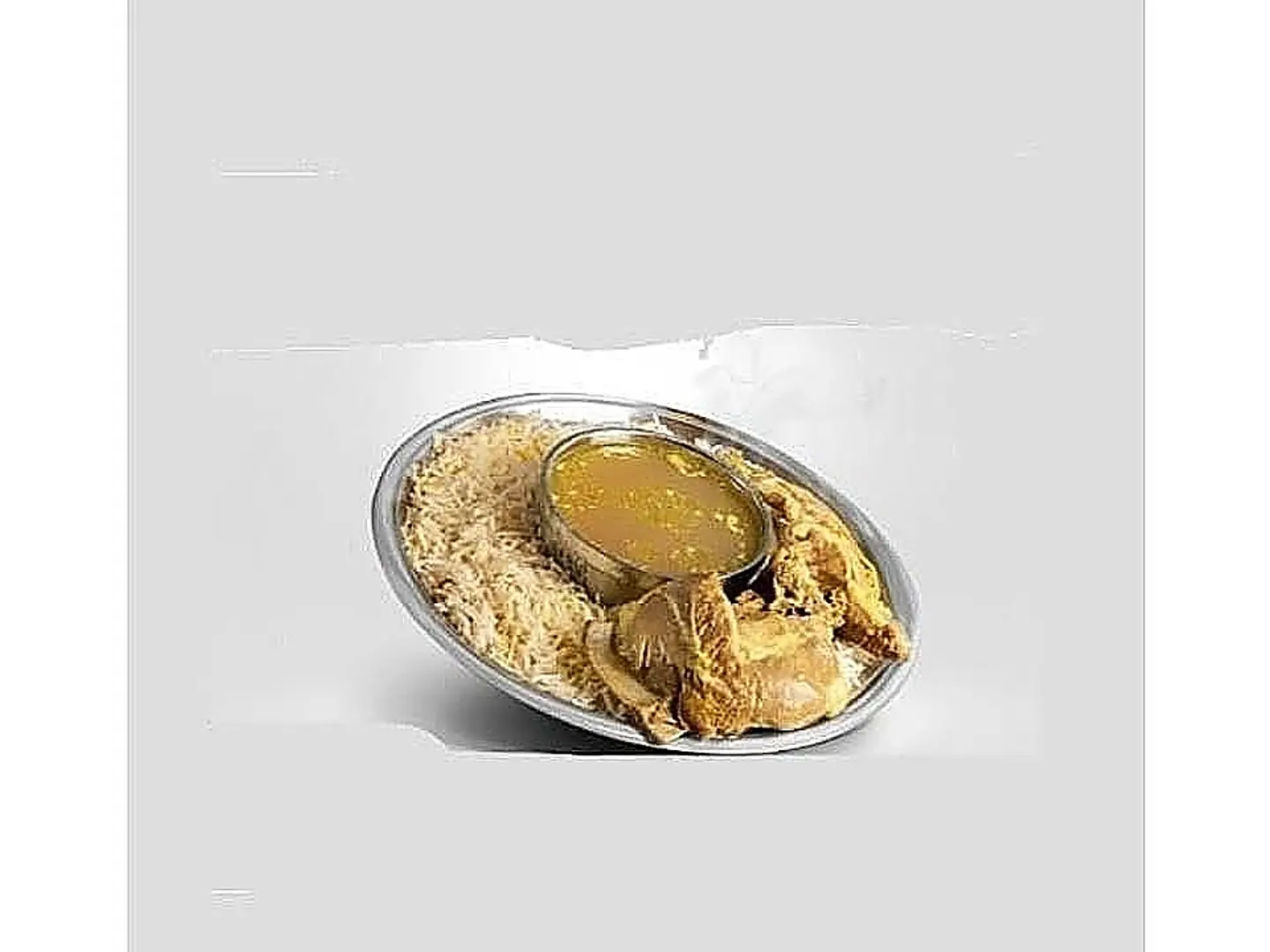 برم لحم تيوس مع عصيدة رز بشاور