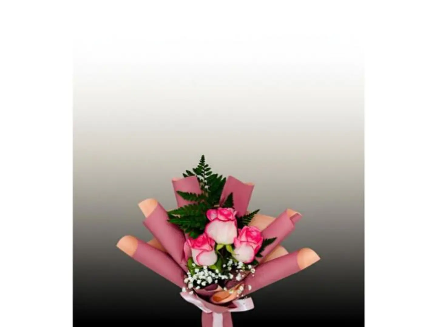 Three Roses With Accessories 342