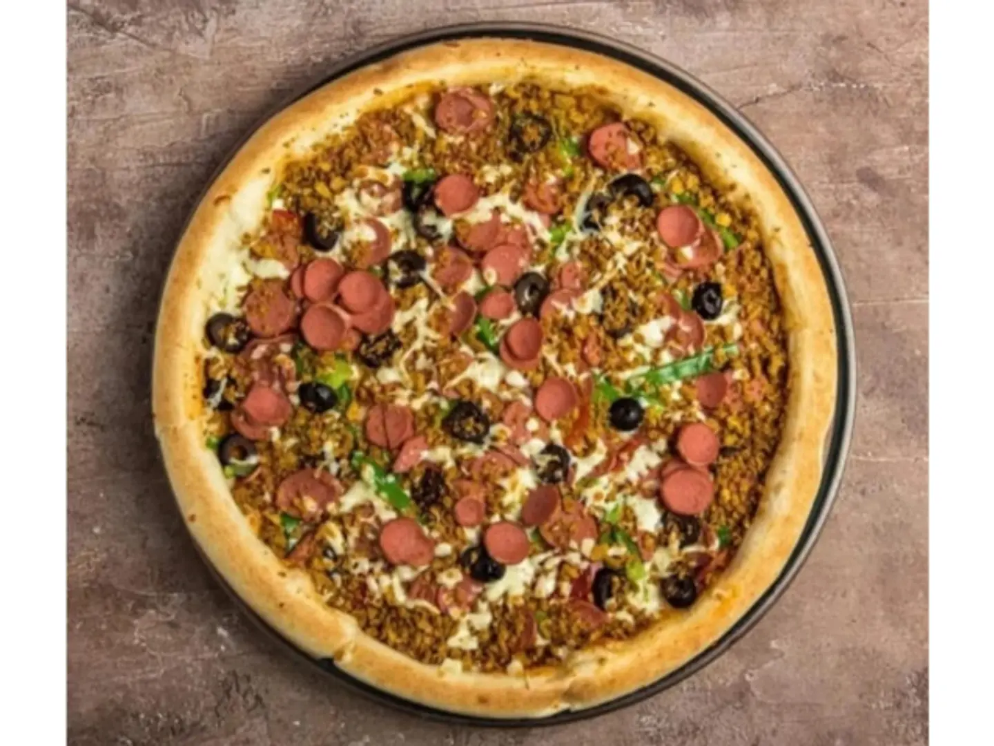 Mixed Beef Pizza - Medium