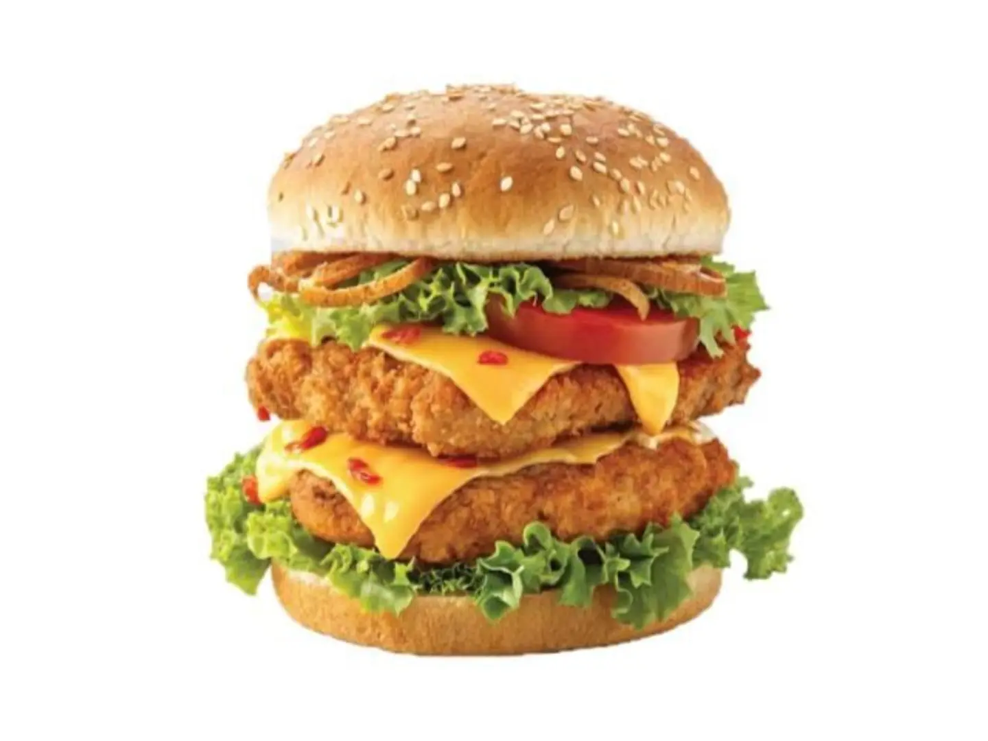 Double Chicken Burger