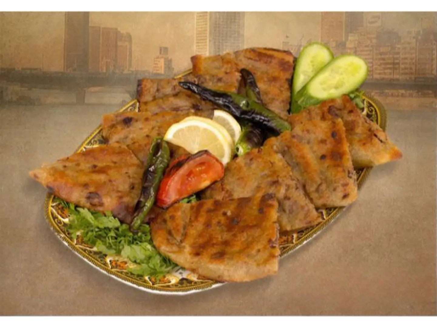 Traditional Hawawshi Sandwich
