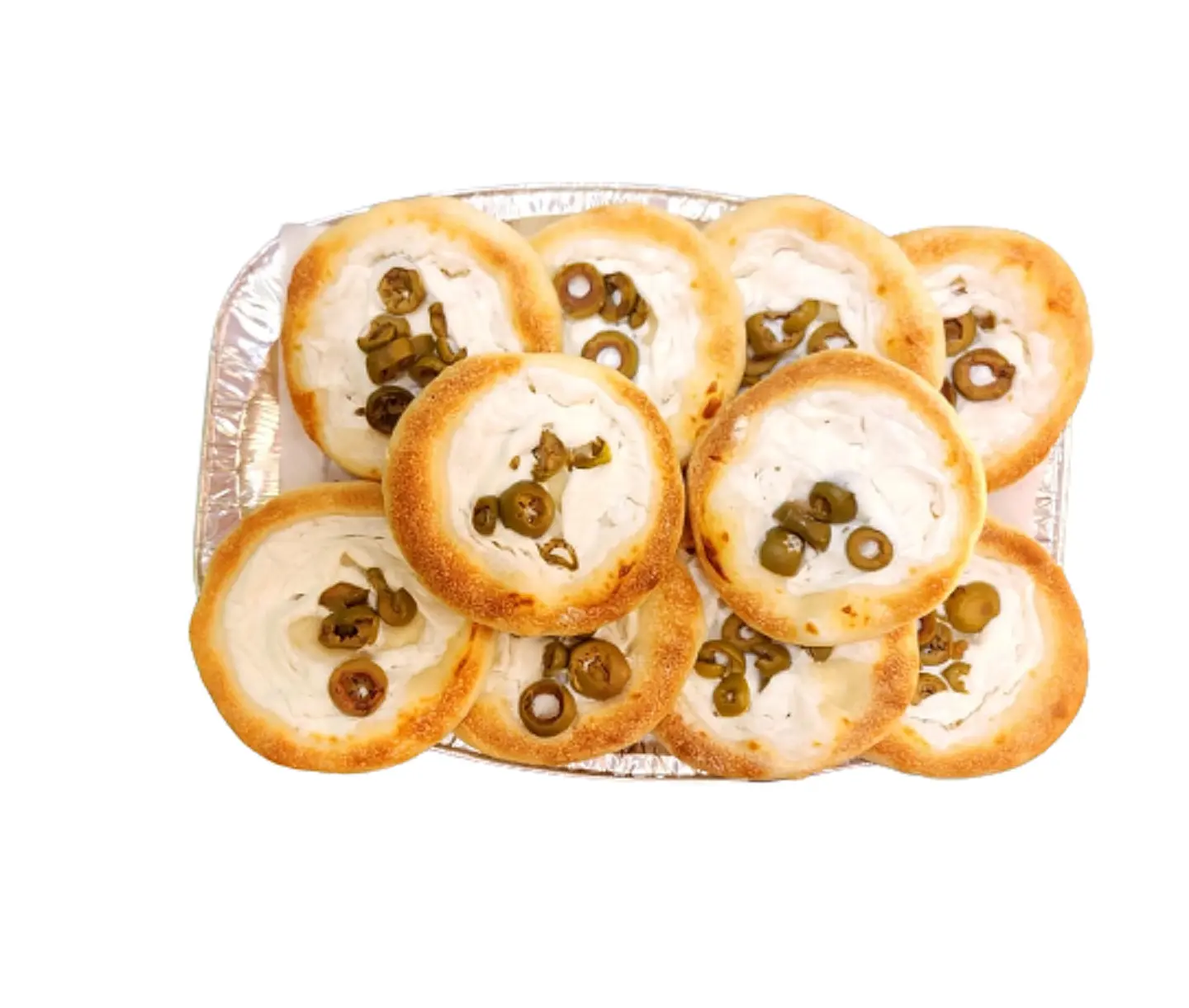 Labneh With Olive Pies Dish