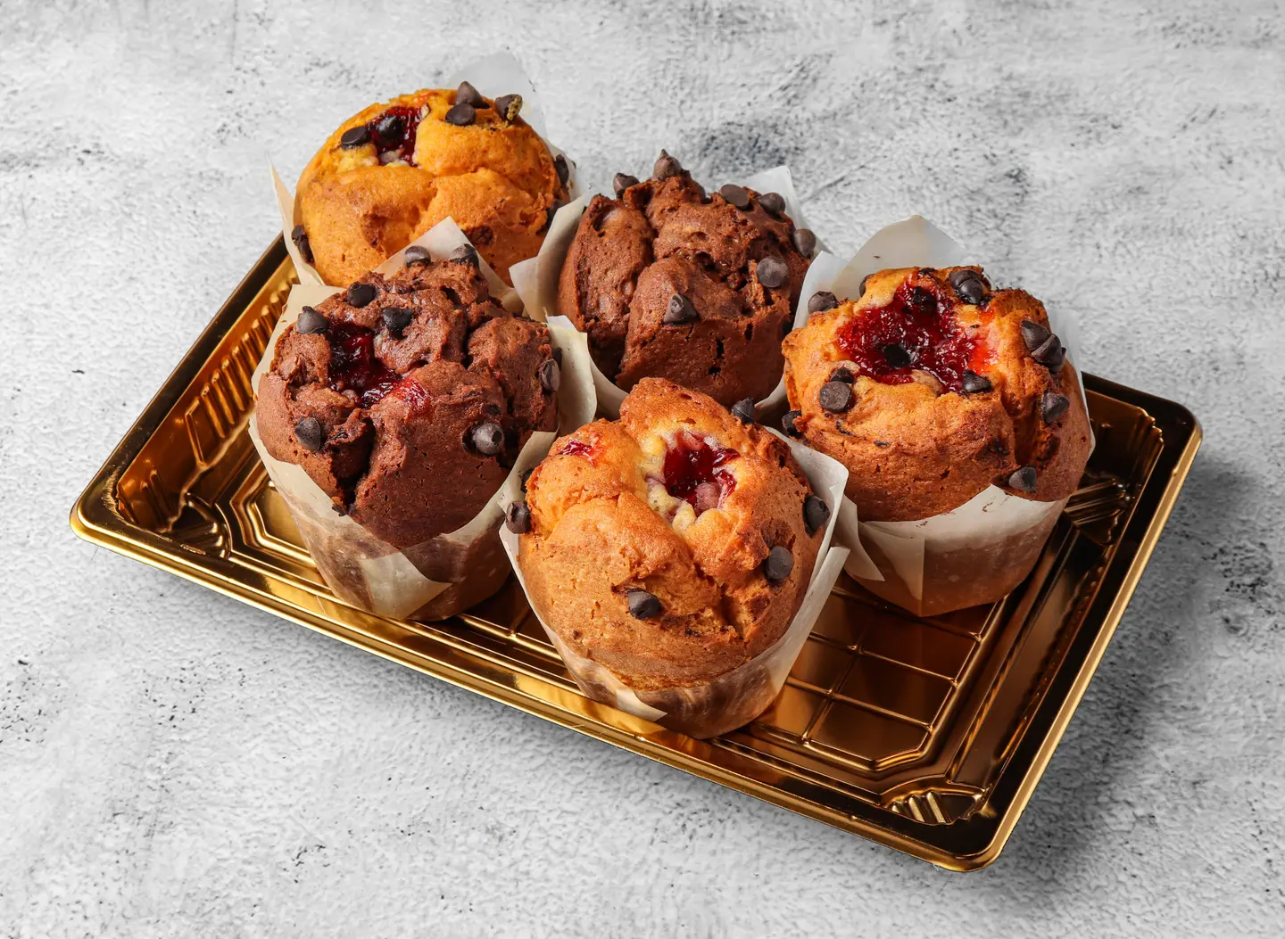 كعك المافن 5 حبات