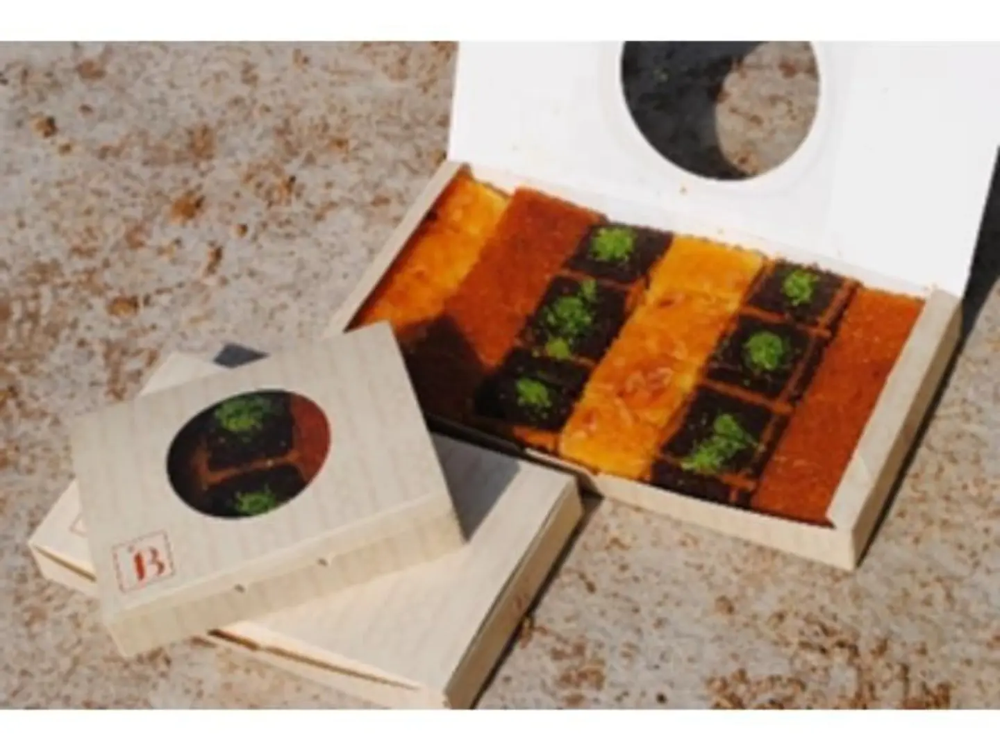 Assorted Basbousa Box Half A Kilogram