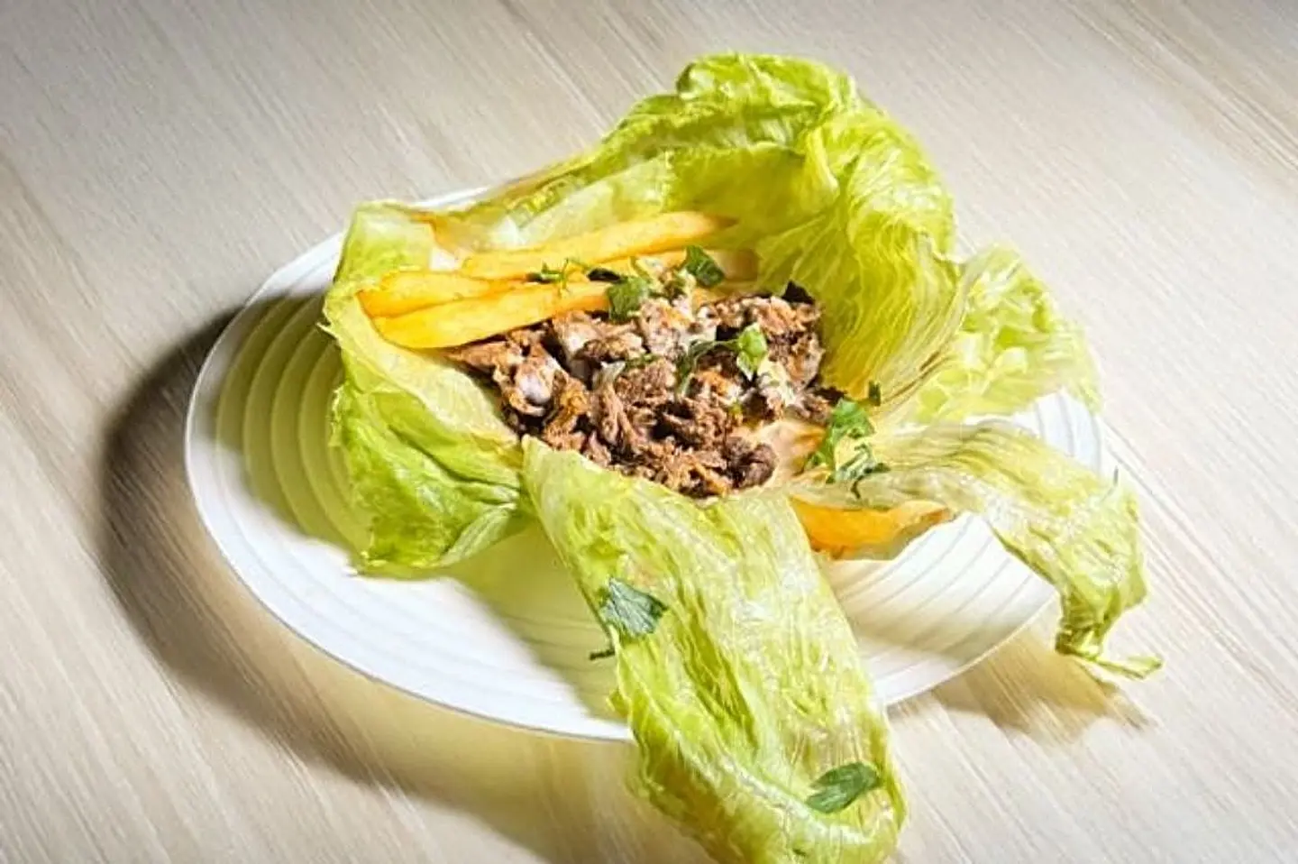 Lettuce Beef Shawarma