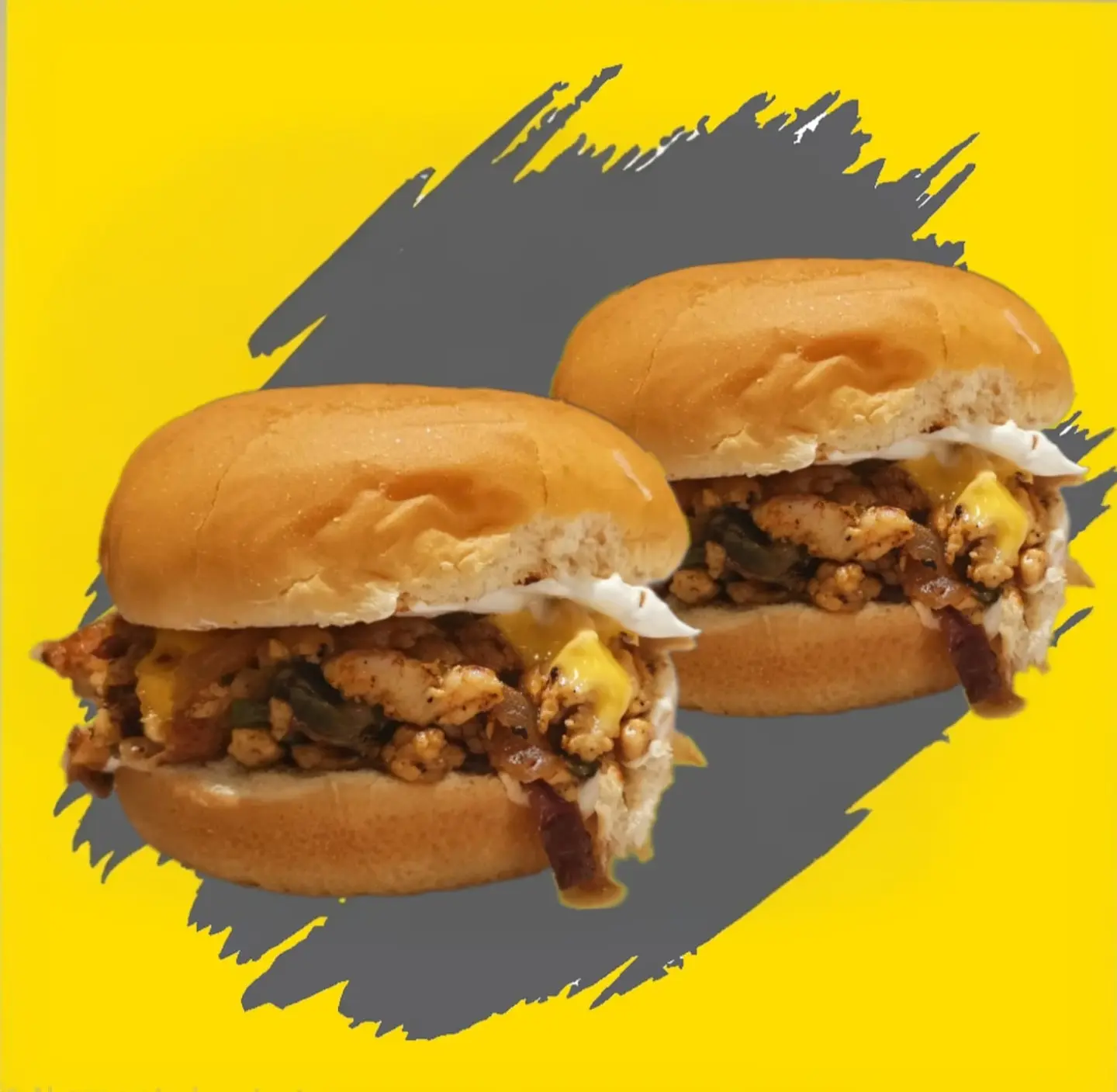 2 برجر دجاج ستيك