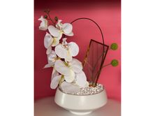 Artificial Orchid Flower Vase And Money Envelope