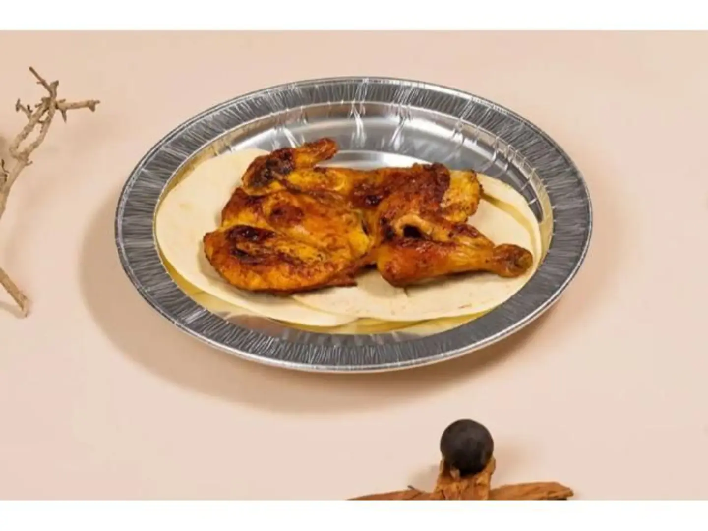 Half Plain Madhbi Chicken