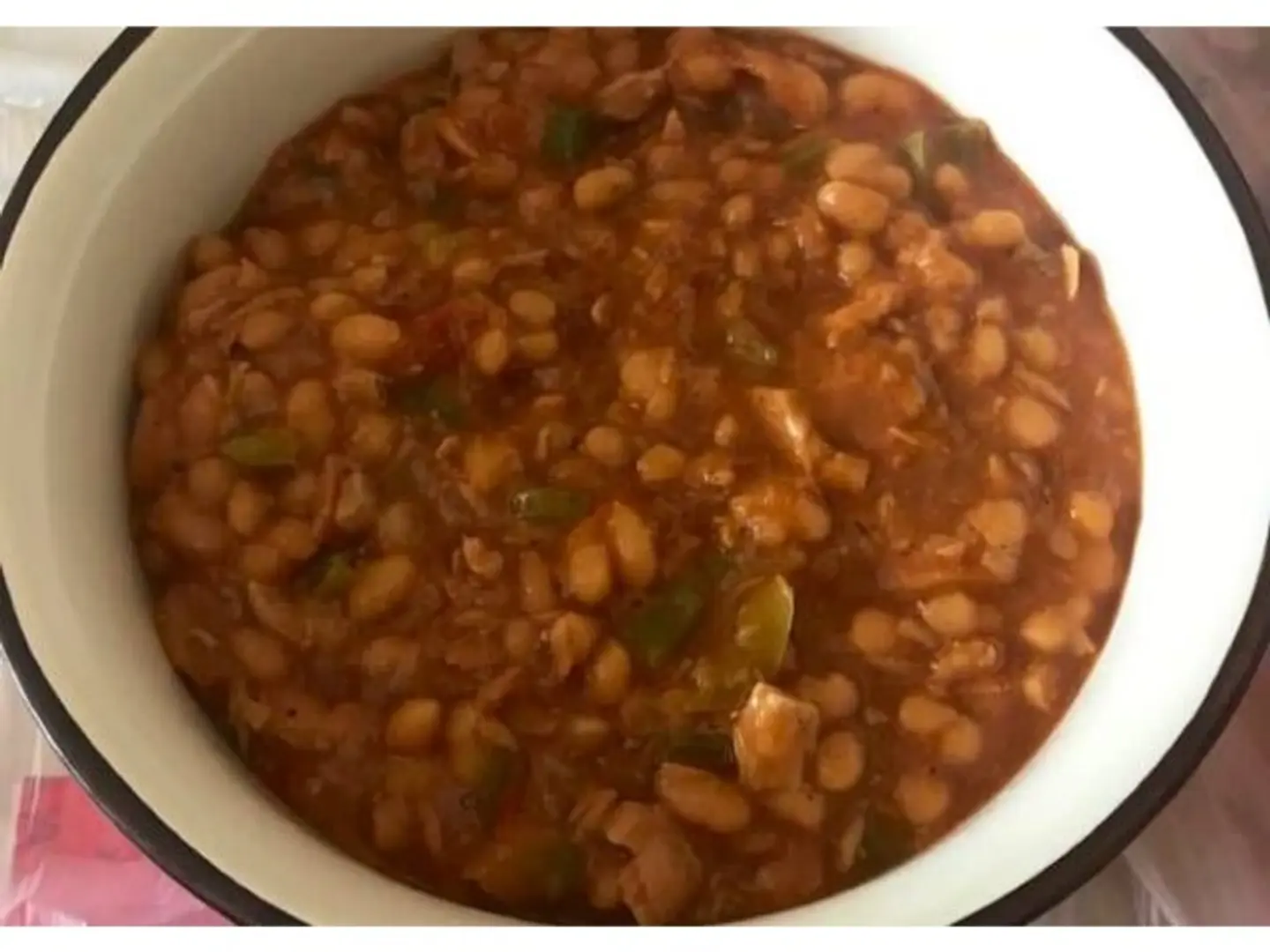 فاصوليا مع التونه