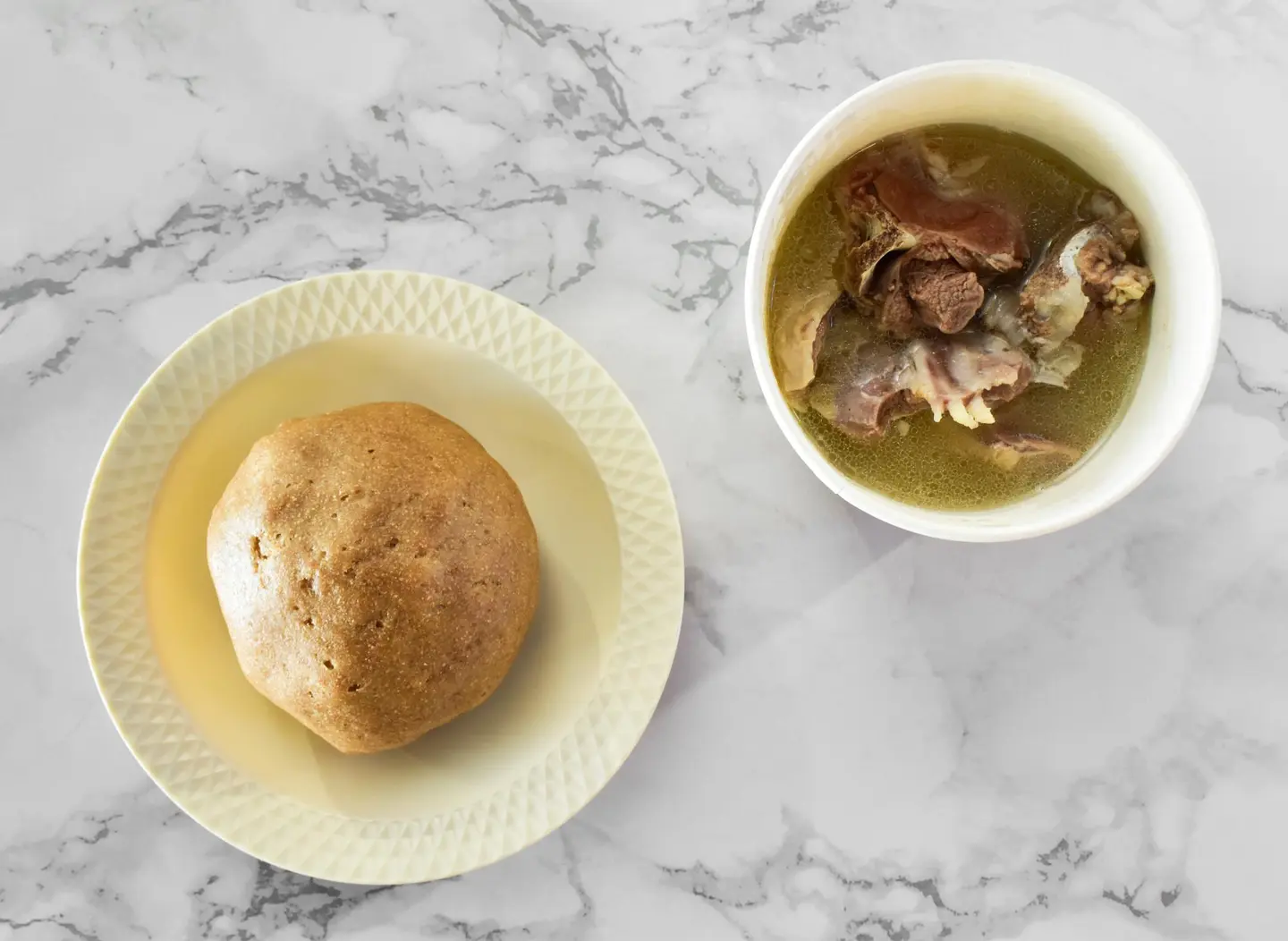 عصيده مع لحم