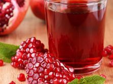 عصير الرمان وسط
