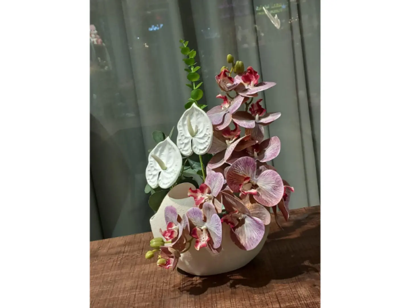 Artificial Purple Vase