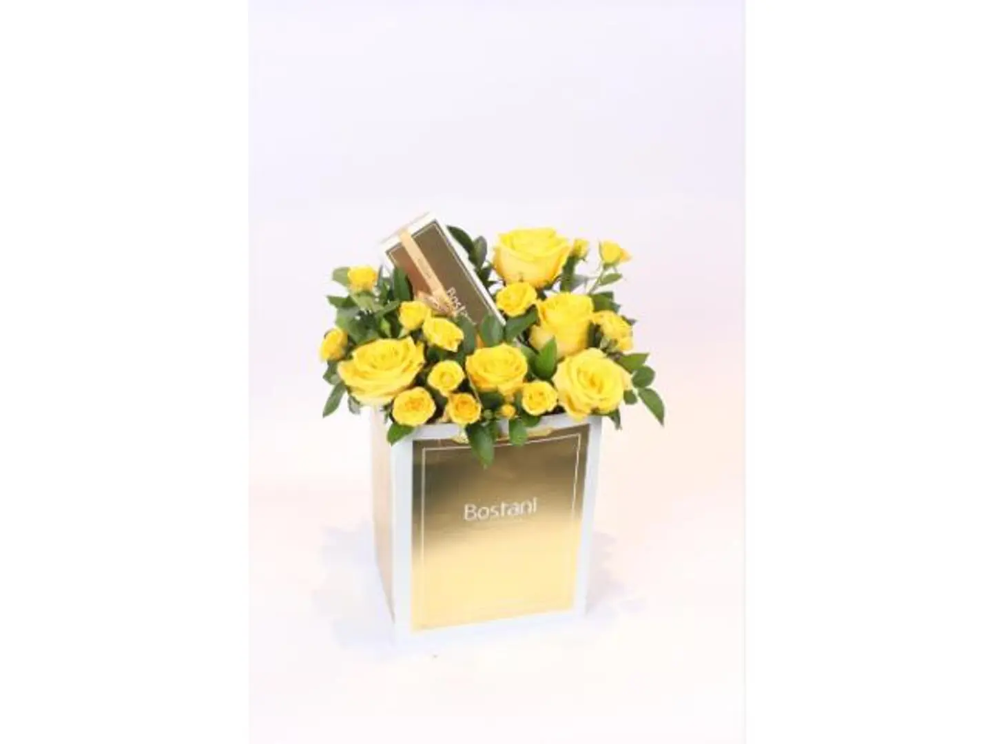 Bouquet Of Roses With Boustani Chocolate