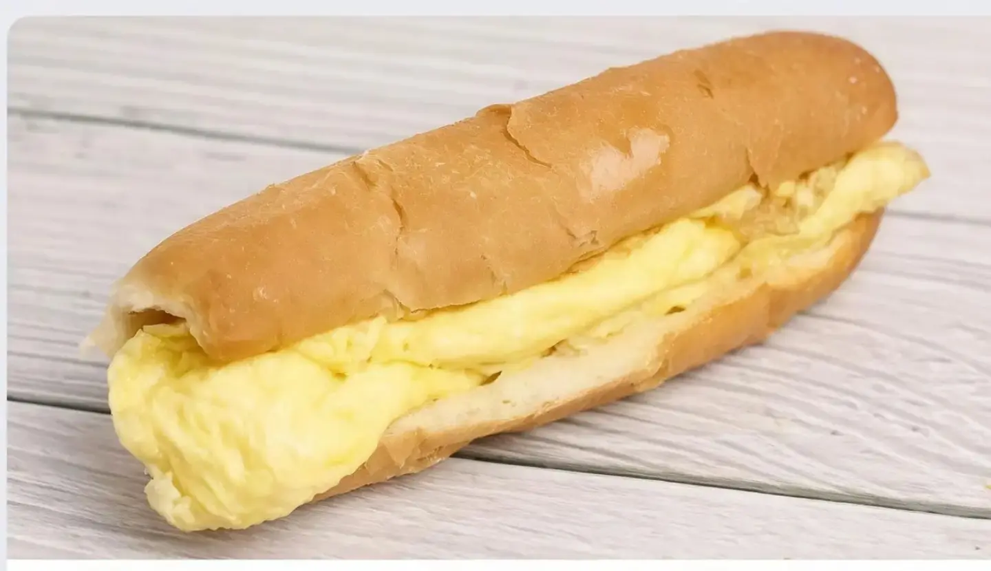 Double Fried Egg With Cheese Sandwich