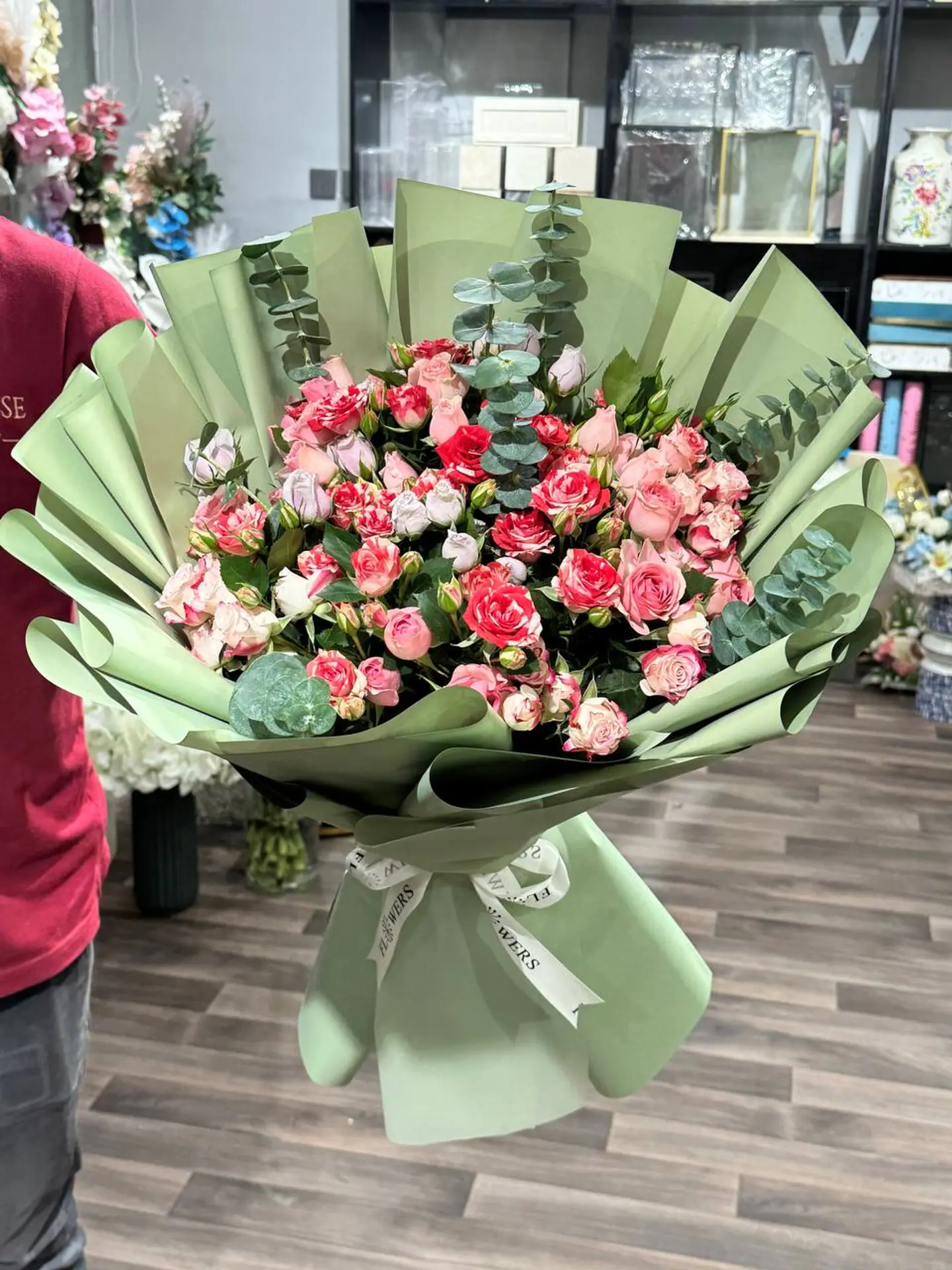 Hf038 Baby Rose Bouquet Mix Color