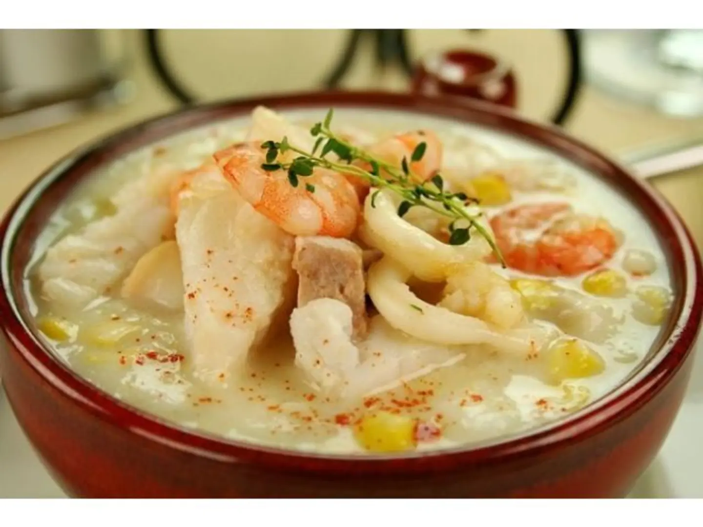 Red Seafood Volcano Tagine