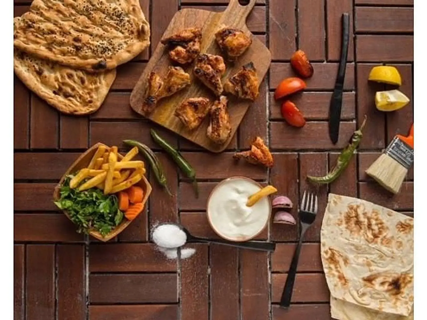 شيش طاووق بالعظم