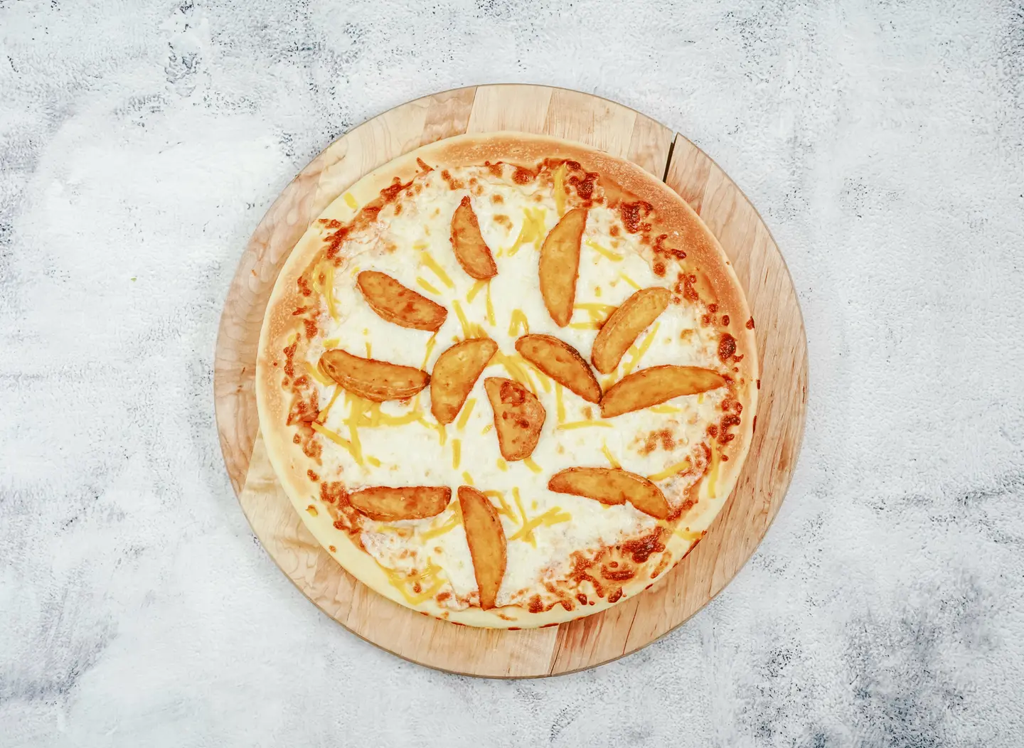 بيتزا بطاطا ودجز