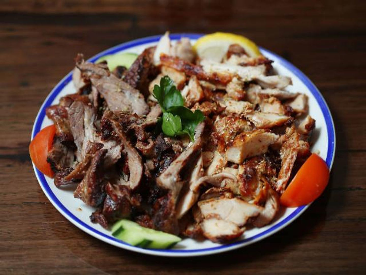 Large Meat Shawarma Plate