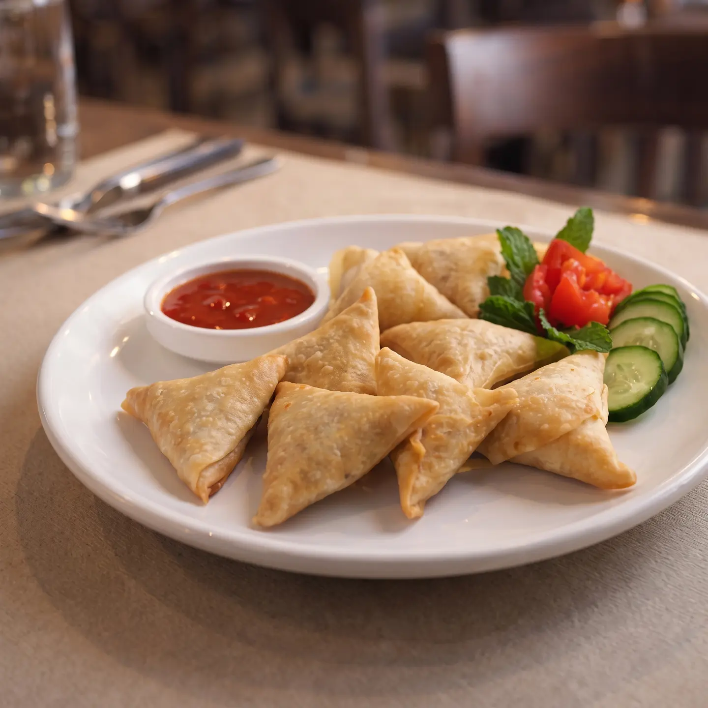 Fried Samosas (Assorted) - 6 Pieces