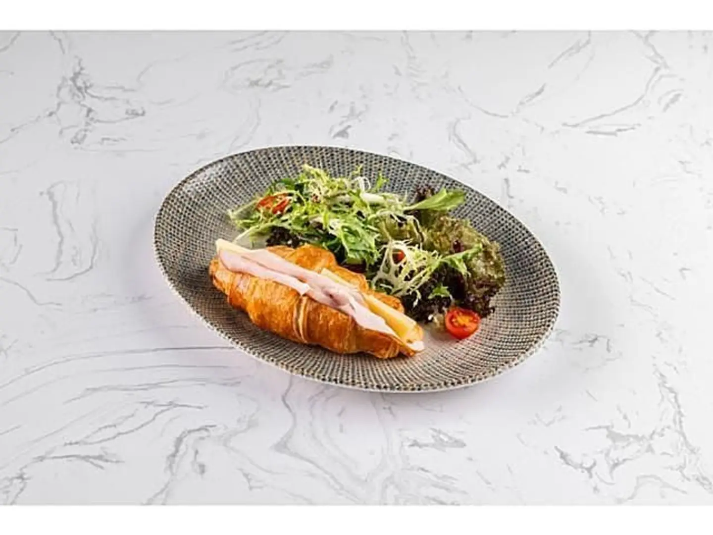 Croissant With Smoked Turkey