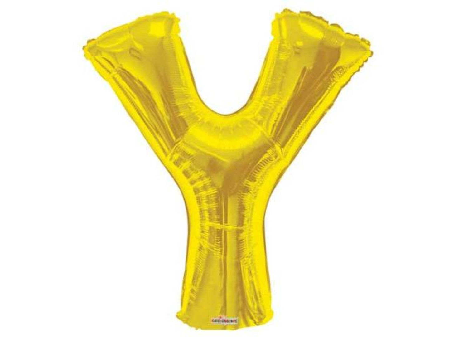 Helium Y Balloon Gold