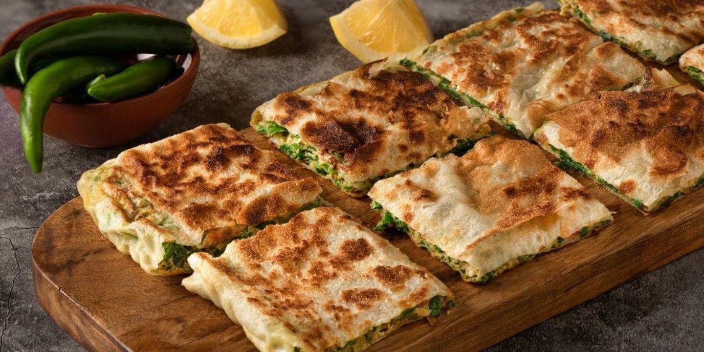 مطبق خضار مع جبن مالح