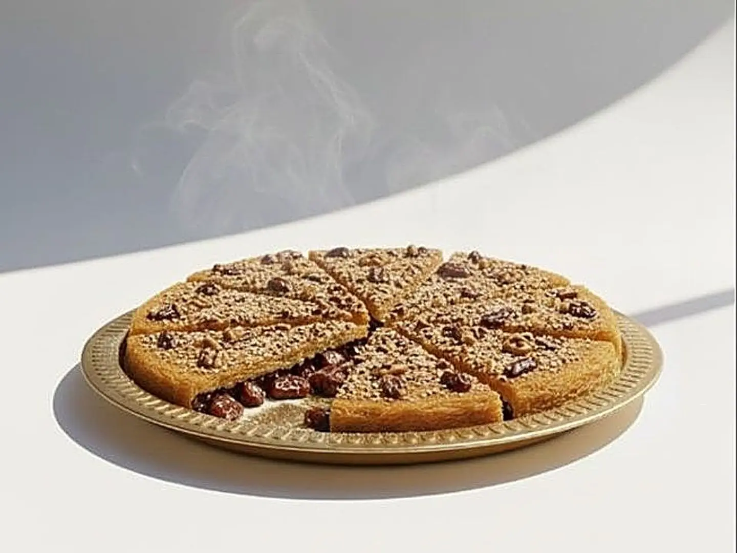 Kunafa With Dates And Cream, Medium Size