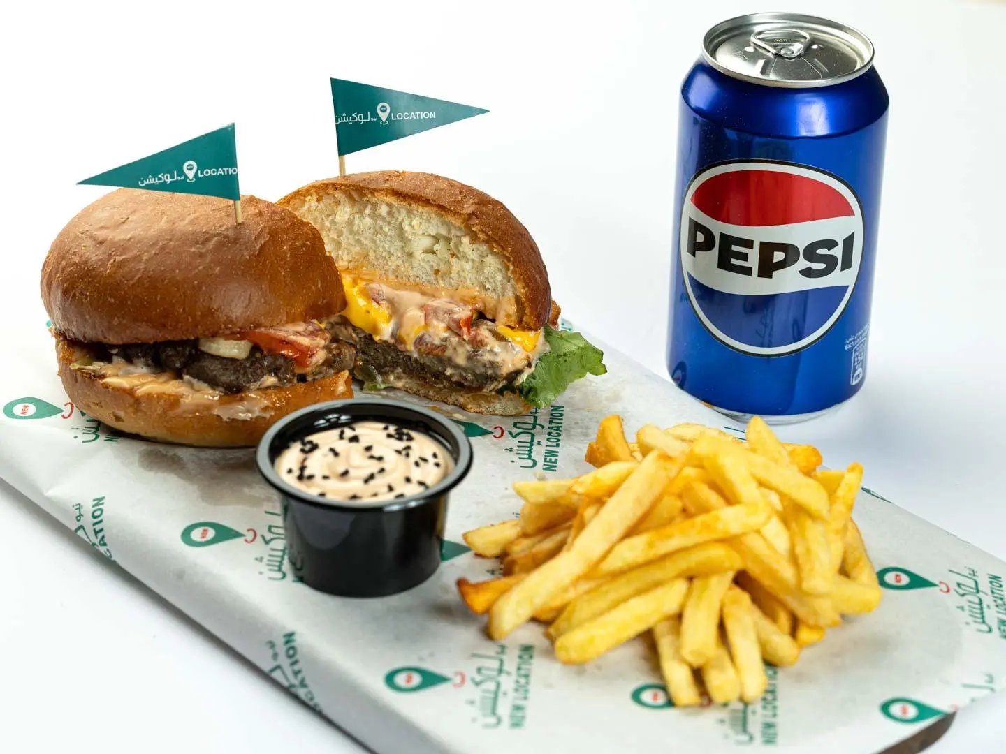 برجر لحم عربي