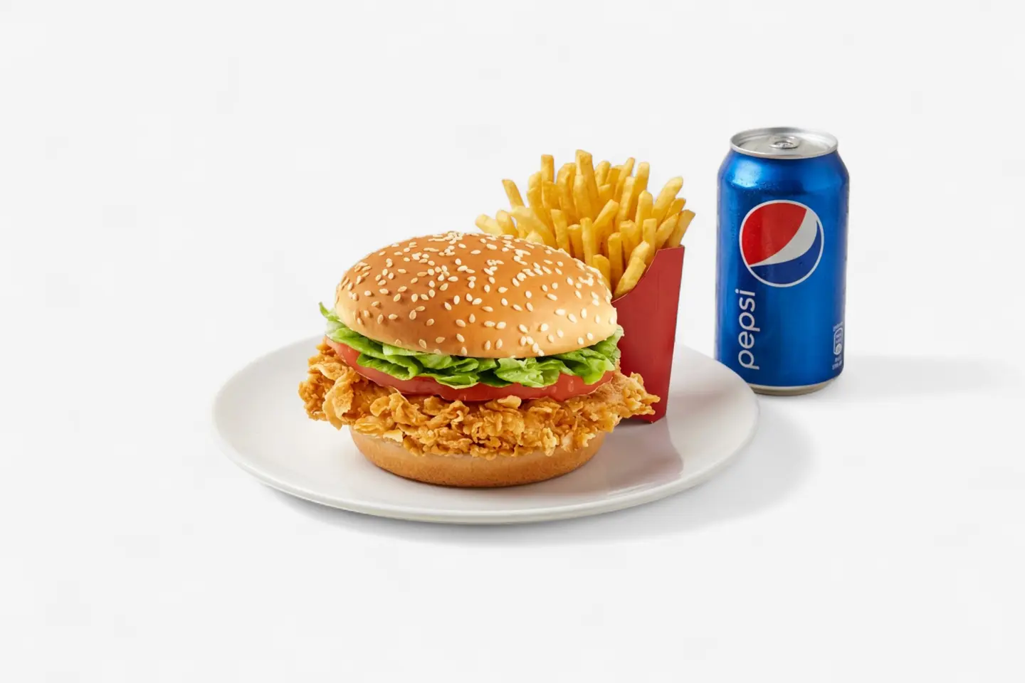 Caesar Chicken Burger Meal