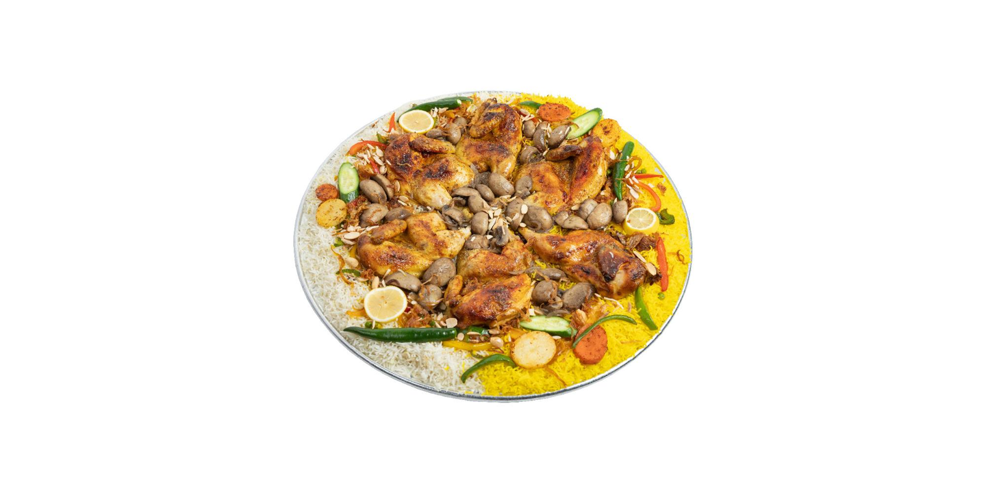 Lamma Chicken Plate With Mushroom Sauté