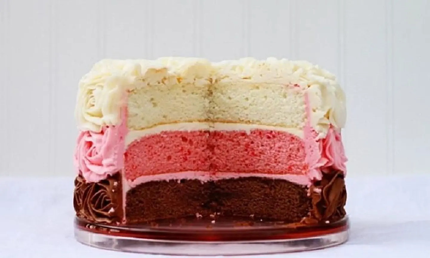 Joy Mix Cake Slice