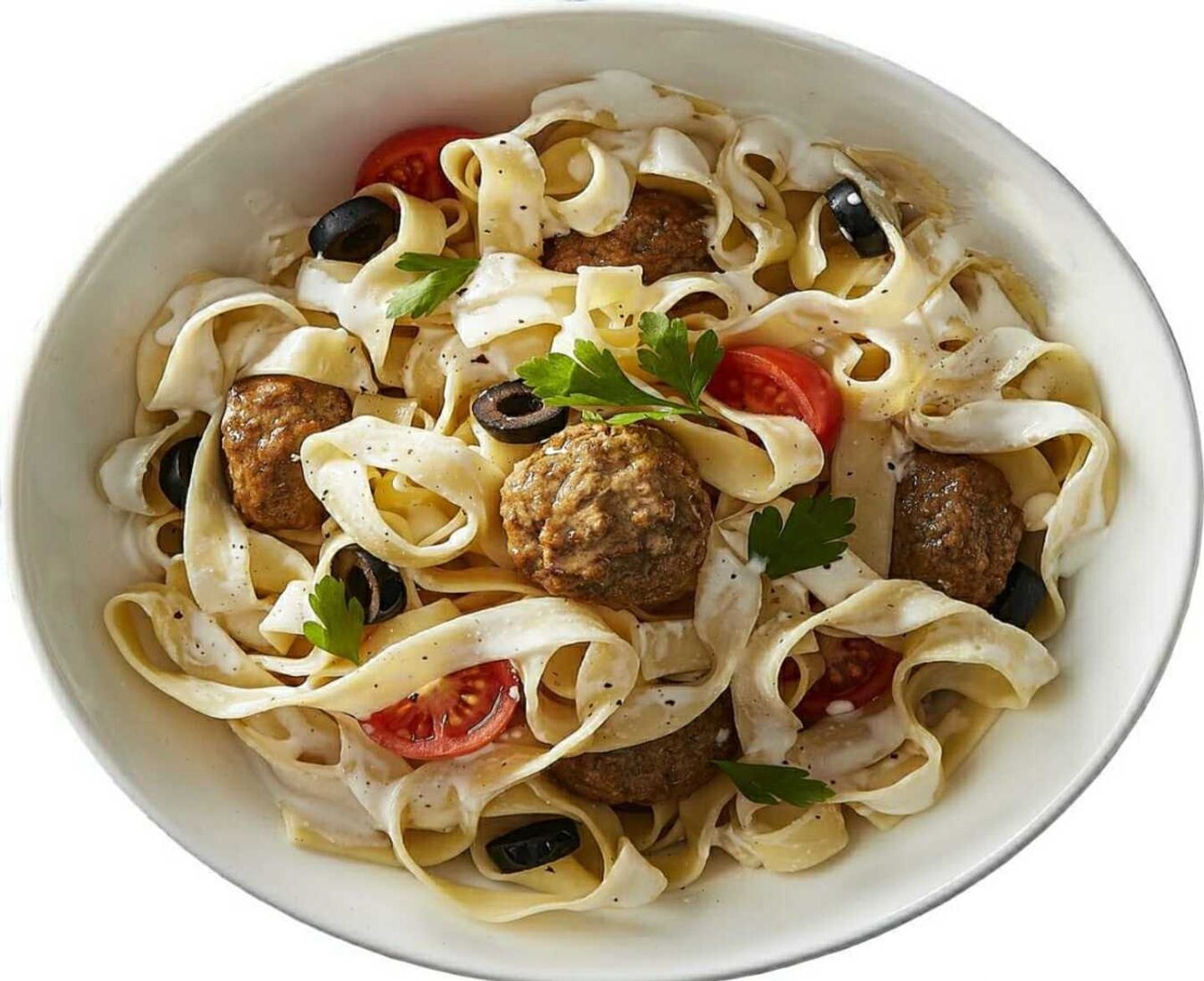 Fettuccine Steak Pasta