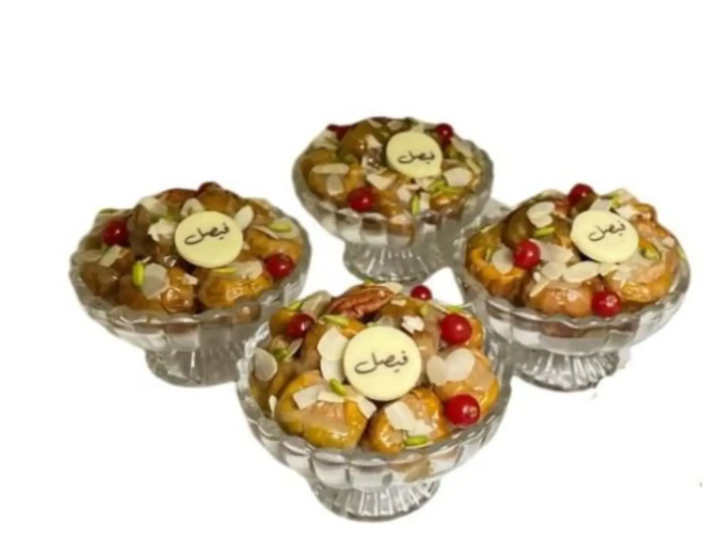 Mini Tray Of Stuffed Sukari Dates With 4 Pieces