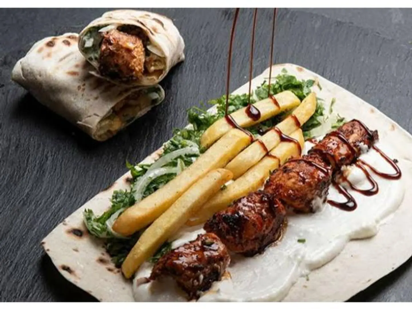 Lamb Awsal Sandwich