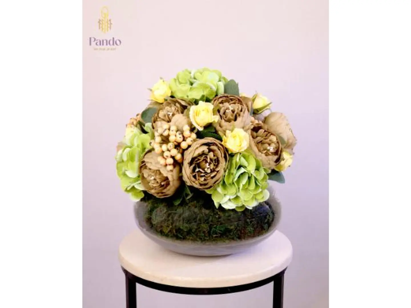 The Vase Of Hydrangeas