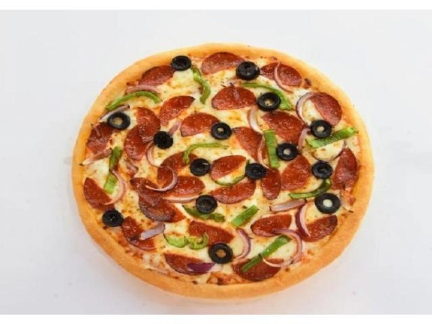 Pepperoni With Vegetables Pizza
