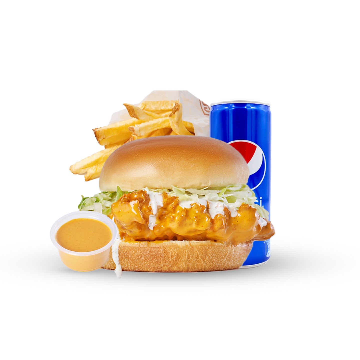 Buffalo Ranch Burger Meal