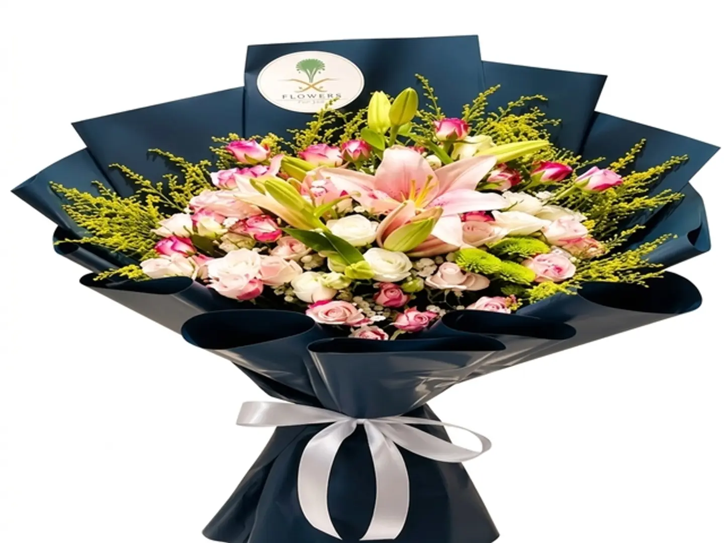 Lilyum Melodies Bouquet With The National Emblem